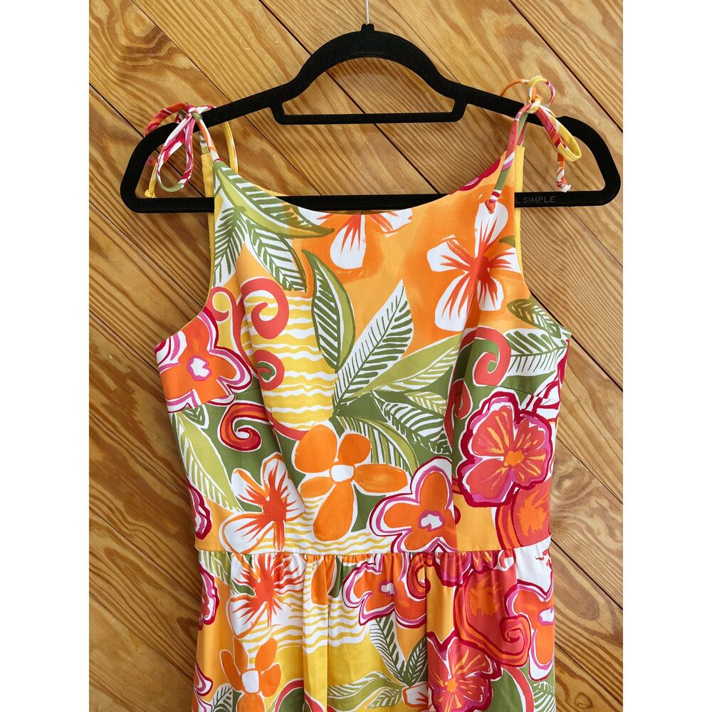 Vintage David Meister Floral Fit and Flare Dress - Picture 2 of 6